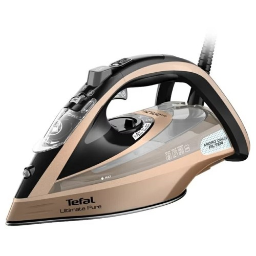 ΣΙΔΕΡΟ ΑΤΜΟΥ TEFAL FV9852EO  GOLD/BLACK 3200W 350ml 60 -300gr/min AIRGLIDE AUTO OFF